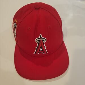 New Era 9FIFTY Los Angeles Angels 2002 World Series Champions Snapback Hat Red